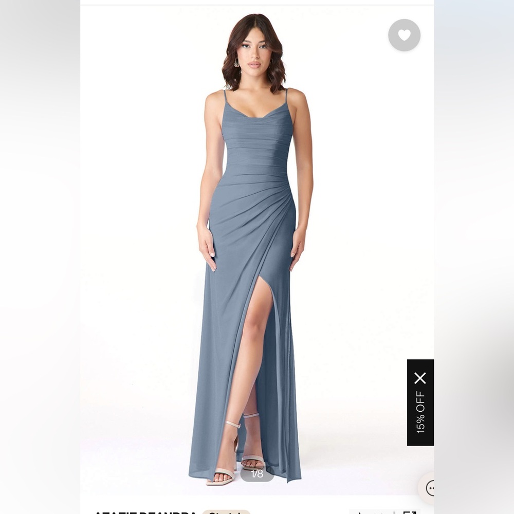 WORN ONCE Azazie Deandra Bridesmaid Dress